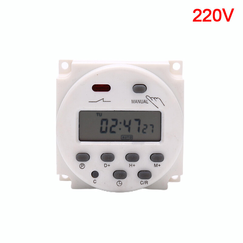 Fkend CN101A 12V 24V 110V 240V Digital LCD Power Timer Switch Relay