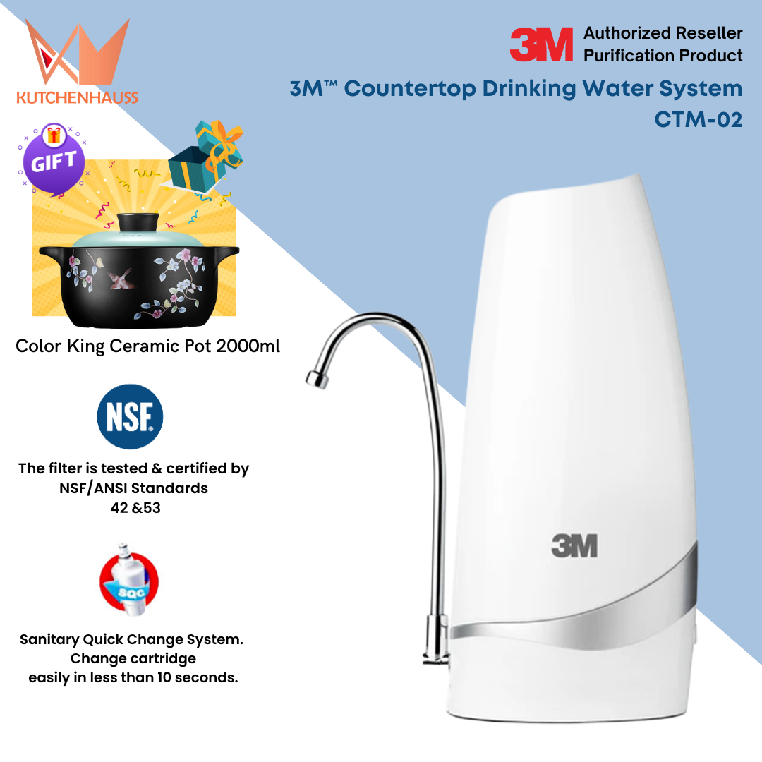 3M™ Countertop Drinking Water System CTM02 Lazada