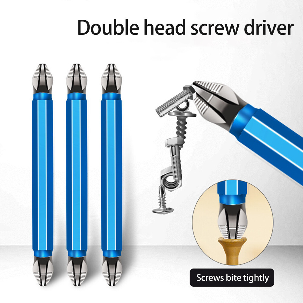[Moscow Six] Double Head Cross Magnet Batch Chống Trượt Máy Khoan Điện Tuốc Nơ Vít Bits Header