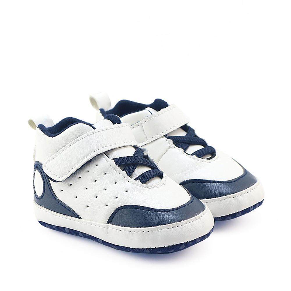 Newborn Infant Girls Boys Crib Shoes Soft Sole Anti-slip Sports Sneakers Shoes