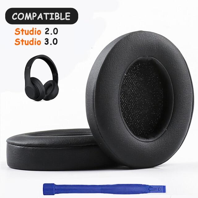 KUTOU Earpads For Beat Studio 3 3.0 Ear Pads Studio3 Headphone Replacement Pads Studio2 Ear Cushions Earpads Headset Foam Pad
