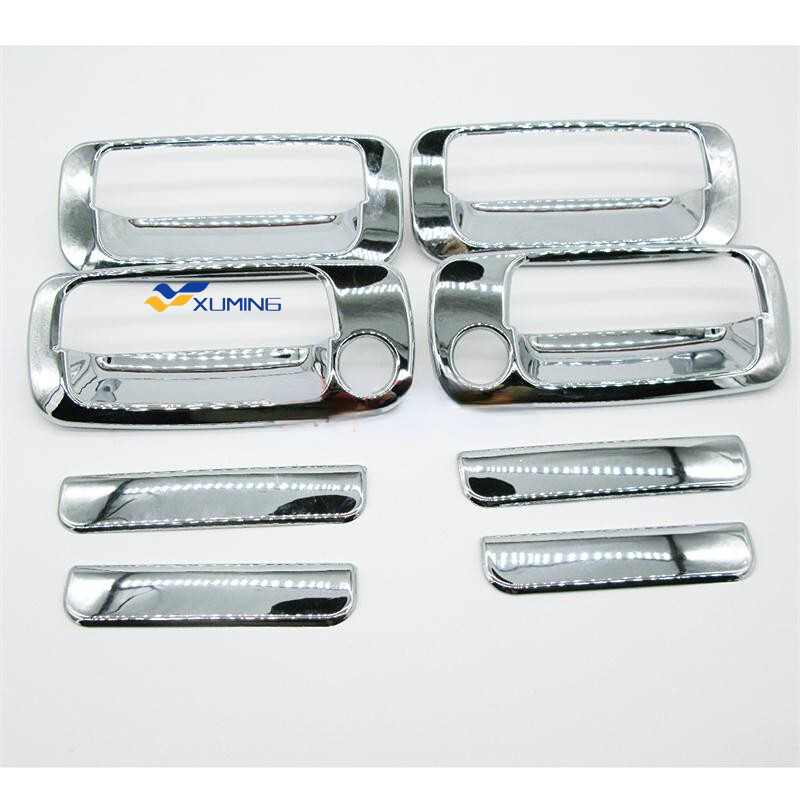 Xuming for toyota land cruiser autana fj80 1990-1997 chrome door handle side lamp mirror tank cover accessory