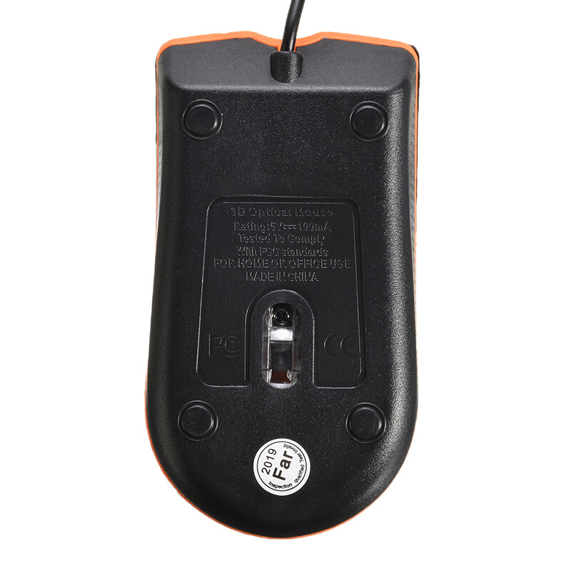 BOKALI 1 Chiếc Chuột Quang Chơi Game Có Dây LED Chuột Với Cáp USB Cho PC Máy Tính Xách Tay