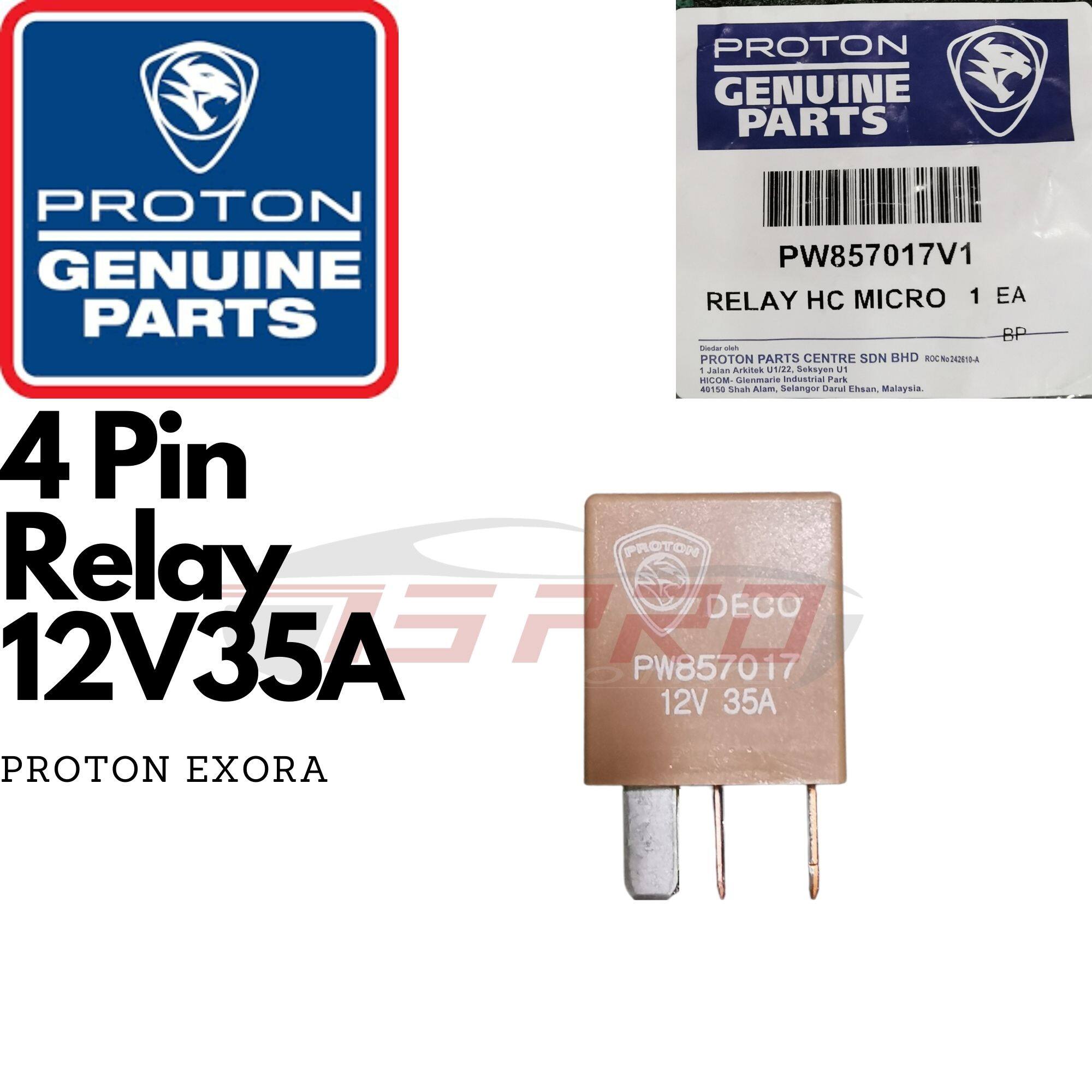 PW857017V1 [1biji] Proton Exora Genuine Brown Coklat Relay Deco 4pin ...