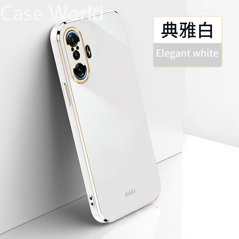 Square 6D Plating Soft Silicone Phone Case for Redmi K40Gaming Luxury Shockproof Bumper Full Camera Cover for Redmi K40 Gaming