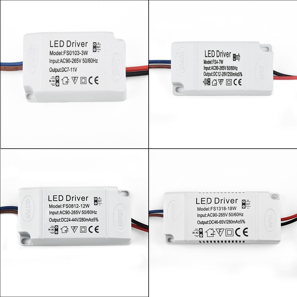 Replace LED Driver Tin Lantern series AC90~265V 3~24W Supply Adapter Accessories Brand New