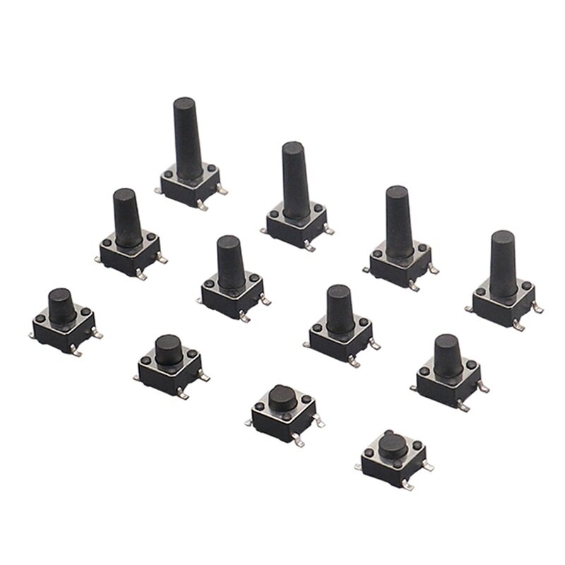 20PCS 6×6×7mm 6*6*7mm Tact Tactile Push Button Switch DIP-4Pin