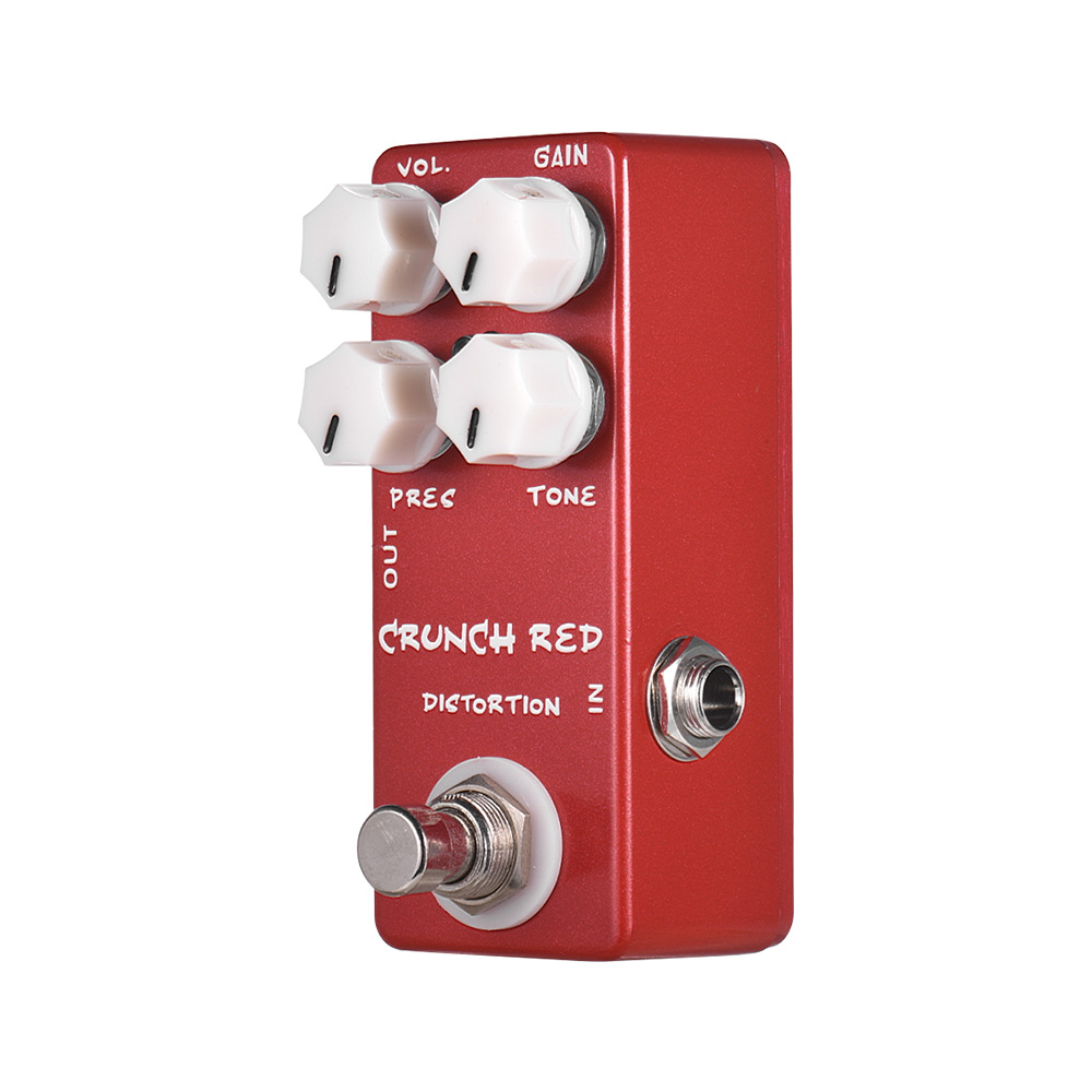 [ammoon]quà bí mật MOSKYAudio CRUNCH RED Distortion Guitar Effect Pedal Full Metal Shell True Bypass