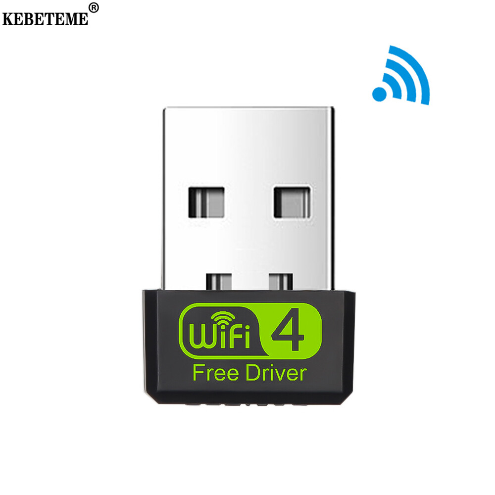 KEBETEME Mini USB WiFi Adapter 150Mbps WiFi Adapter USB Ethernet WiFi Dongle 2.4G Network Card Antena WiFi Receiver For PC