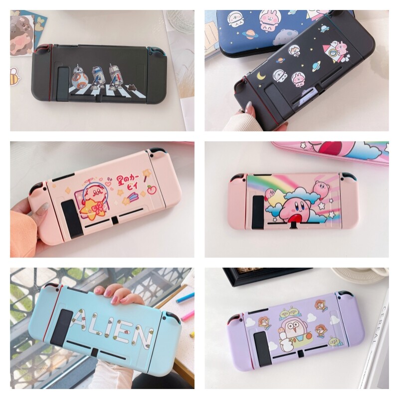 Case For Nintendo Switch /Switch OLED/Switch Lite Soft TPU Split Protective Case Cover Cute Cartoon Anti-Scratch Casing Nintendo Switch/Switch OLED/Switch Lite Case