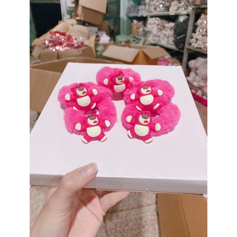 Dây buộc tóc lông gấu lotso