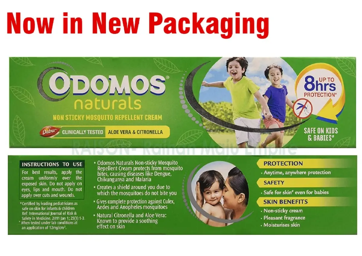 odomos mosquito repellent cream for babies