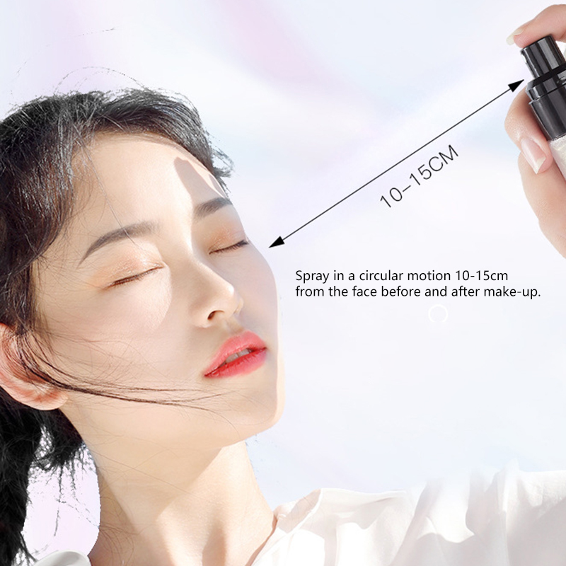 SAWU Xịt Trang Điểm Xịt Cố Định Lớp Nền Lâu Trôi Dưỡng Ẩm Xịt Trang Điểm Mờ Xịt Trang Điểm Trang Điểm Da 30 Ml/cái