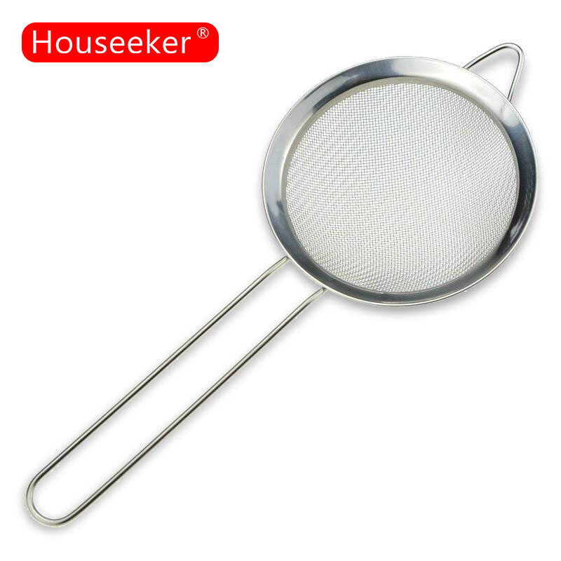 7-18Cm Stainless Steel Mesh Oil Strainer colander High Quality Flour Sifter Sieve Colanders Diy kichen tool for cooking