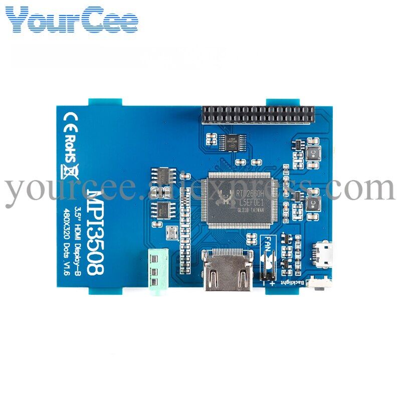 3.5 inch LCD Display HDMI compatible 3.5" HD LCD Touch Screen Display Module 480×320 1920x1080 Support Systems for Raspberry Pi