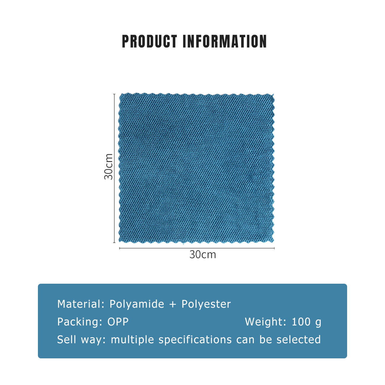 CNMF Absorbent Non-Lint Oil-Degreasing Multi-Purpose Cleaning Cloth