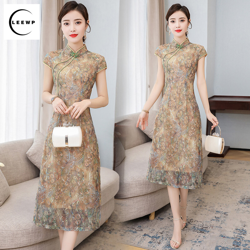 2023 Summer New Women's Chinoiserie Hanfu Improved Cheongsam Dress