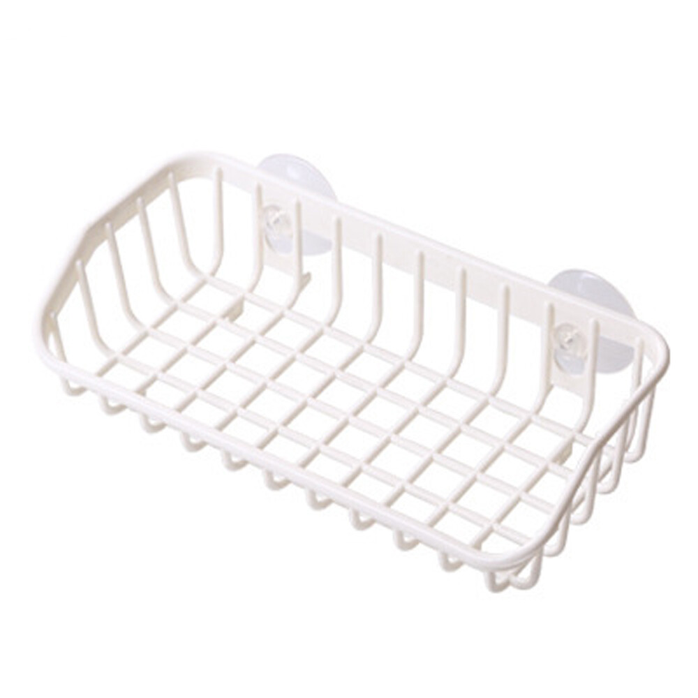 YESPERY Multifunctional Suction Cup Drainage Rack Dishwashing Sponge Holder Hanging Storage Rack Drain Rack Sink Shelf Kitchen Bathroom Accessories