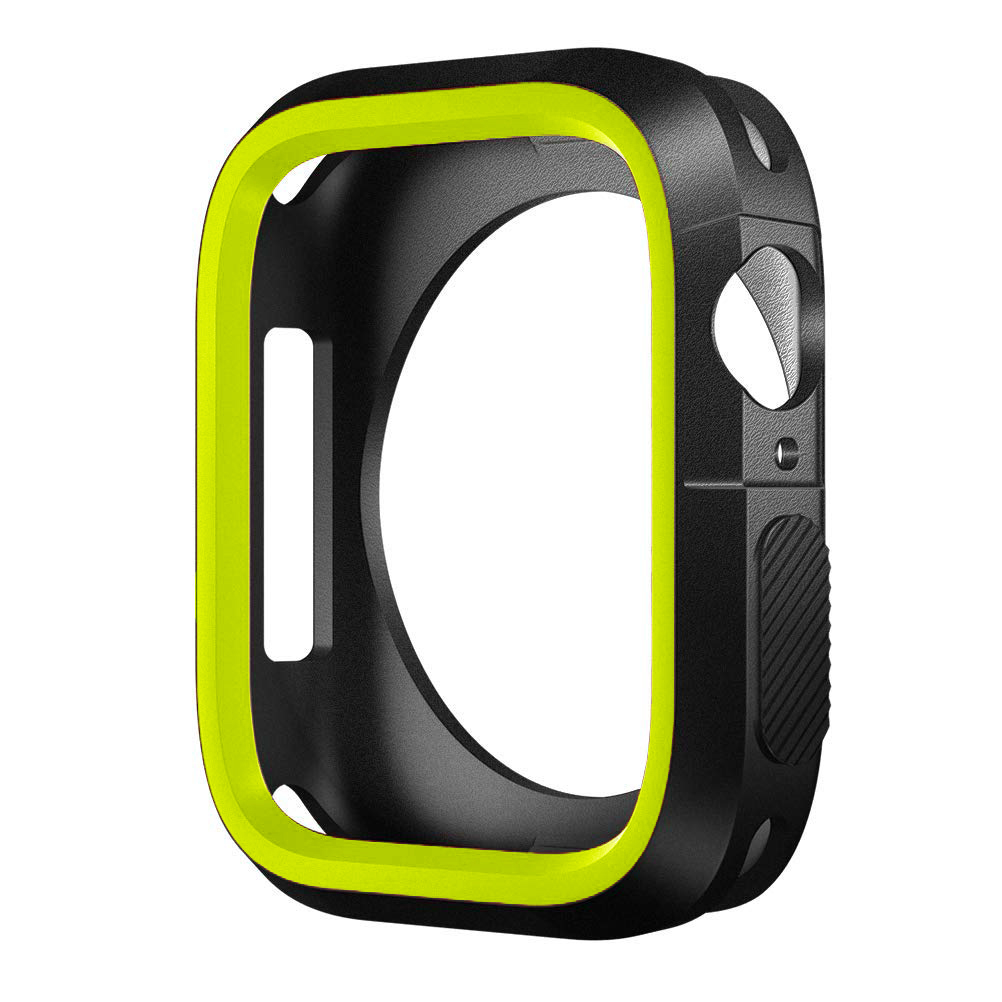 Silicone case watch frame for apple watch series 9 8 4 5 6 se 7 40mm 44mm 41mm 45mm