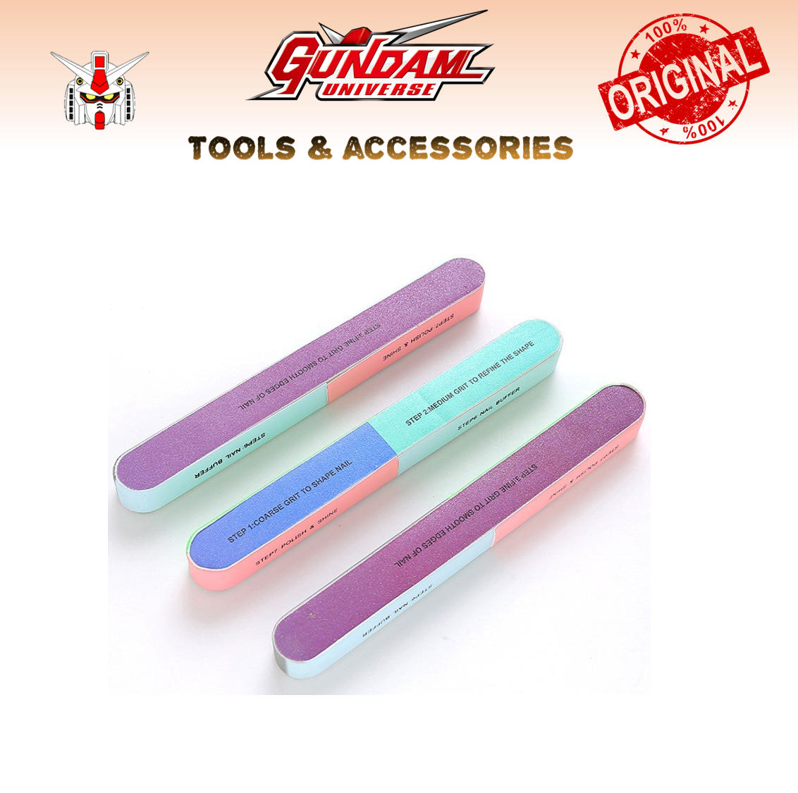 Gundam Tools Sevensided Sanding & Polishing Stick Sandpaper Strips (1