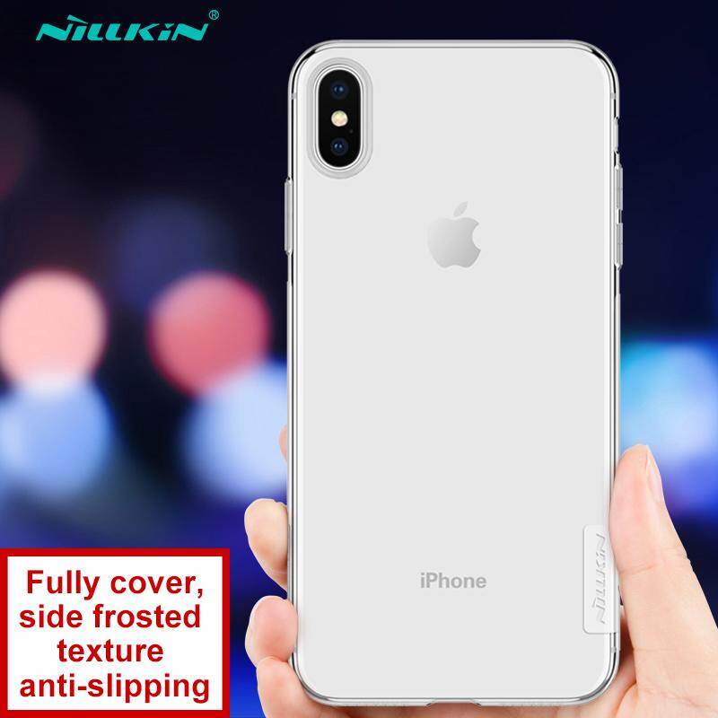 Nillkin sang trọng silicon mềm ốp lưng cho iphone xs max ốp lưng chống sốc trong suốt bằng silicon tpu