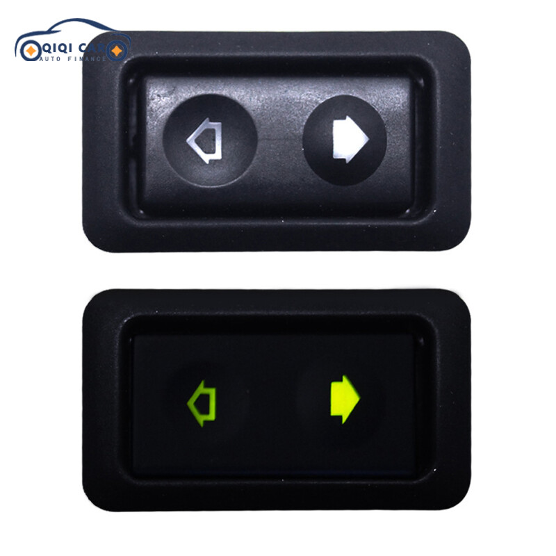 QIQI 10-30A Cửa Sổ Điện Nút Công Tắc Cho Tất Cả Các Xe Ô Tô Với Đèn LED Xanh Lá Cây Phím Trên Ô Tô Chuyển Đổi【fast】