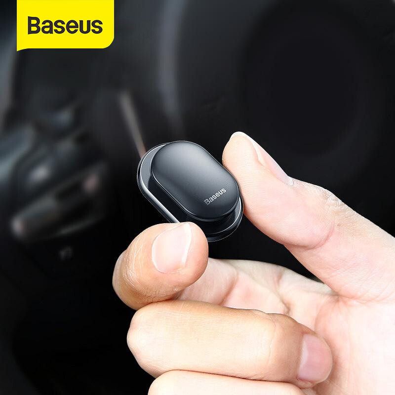 Baseus 4Pcs Car Phone Holder Suction Cup Sucker Self Adhesive Wall Hooks Hanger For Car Interior Home Storage Organizer