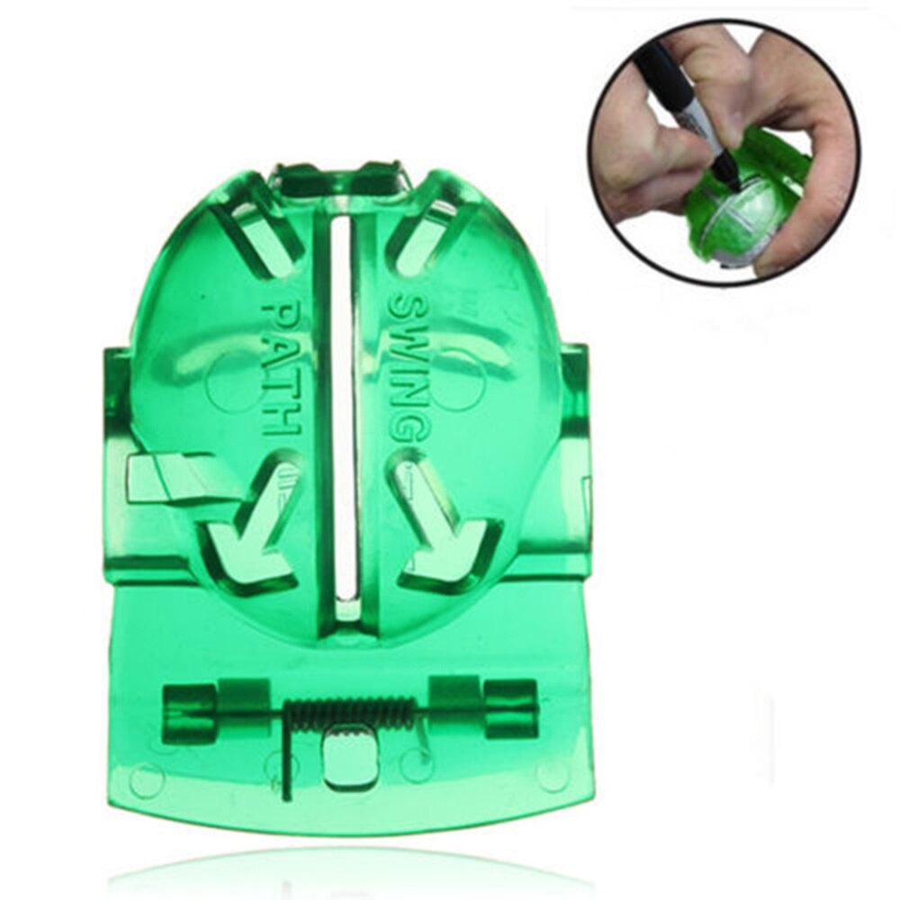 Tekei Hebai Golf Ball Line Clip Liner Marker Template Draw Alignment Marks Putting Tool
