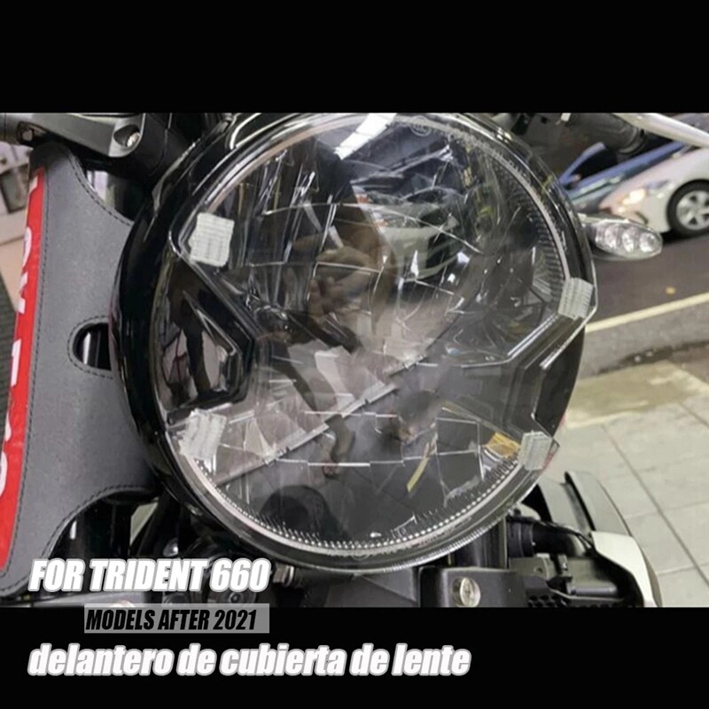 Motorcycle headlight protection cover front headlight cover for triumph trident 660 trident660 2021-2022