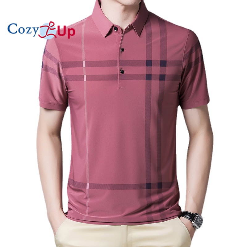 Cozy Up Polo Shirts for Men Short Sleeve Athletic Tennis T-Shirt