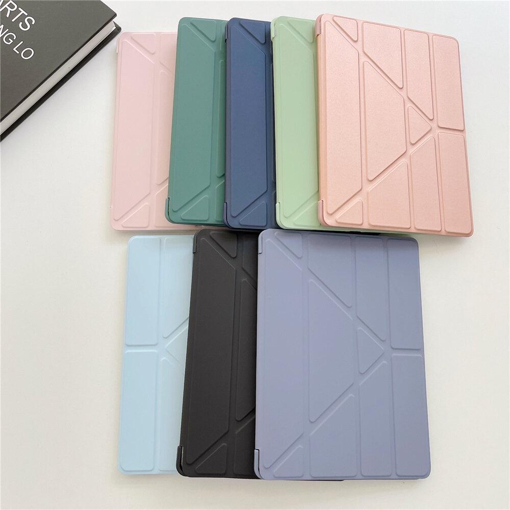 Soft flip cover case for ipad 1 2 3 mini 4 5 case silicone leather cover for ipad mini 6 2021 case