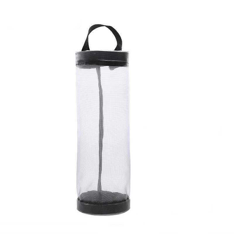 Kitchen Garbage Bag Holder Wall Hanging Mesh Storage Bag for Plastic Trash Bags Kitchen Organizer