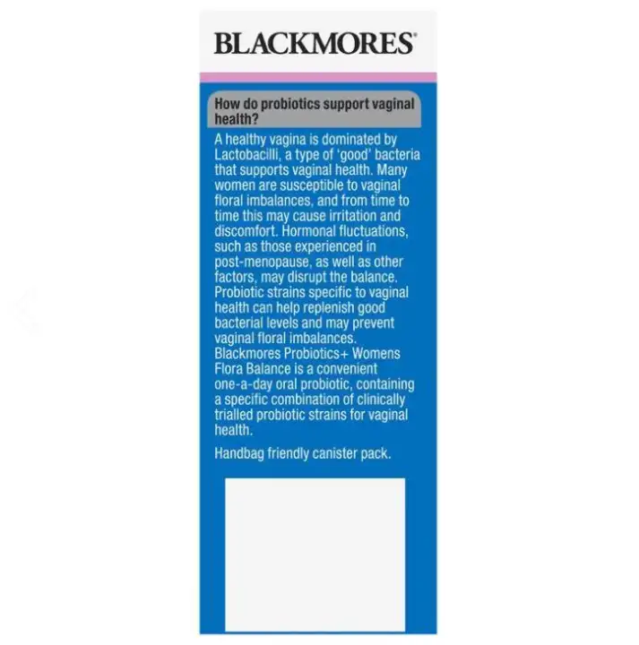 blackmores womens flora balance