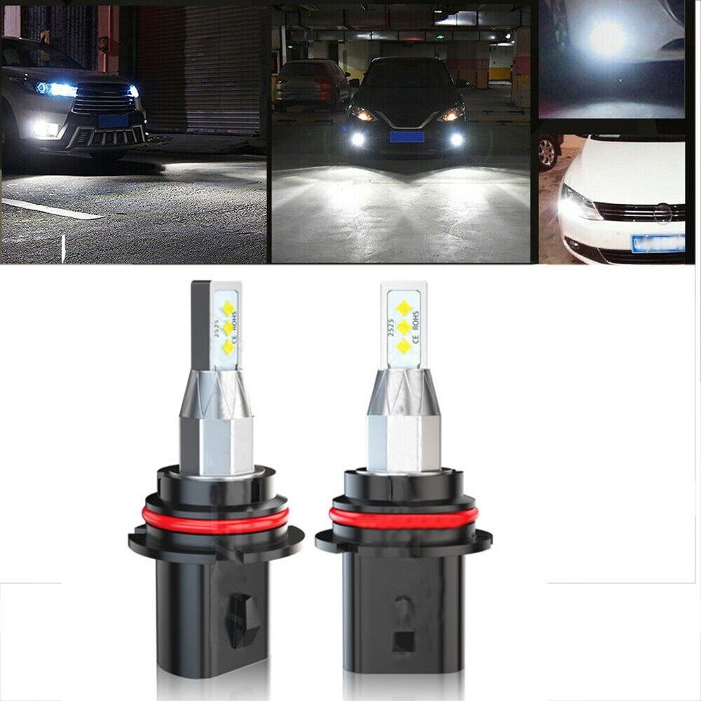 9007 hb5 led-headlight bulbs high low beam 6000k white fanless-bright 2x