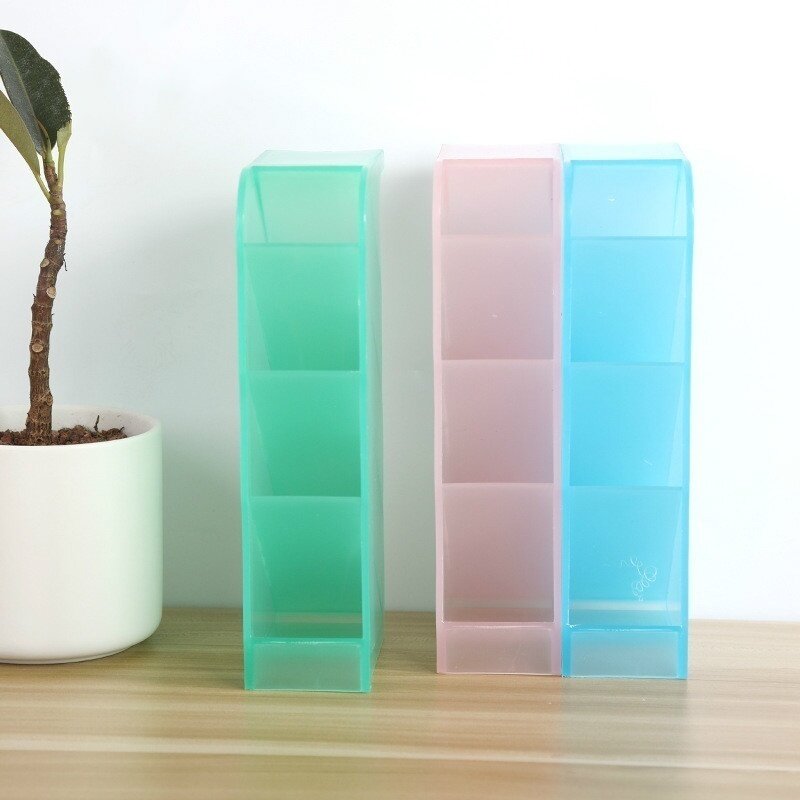 Mua Hộp Đựng Máy Tính Để Bàn Đa Chức Năng Sáng Tạo 4 Lưới Mỹ Phẩm Kệ Khay Đựng Bút Để Bàn