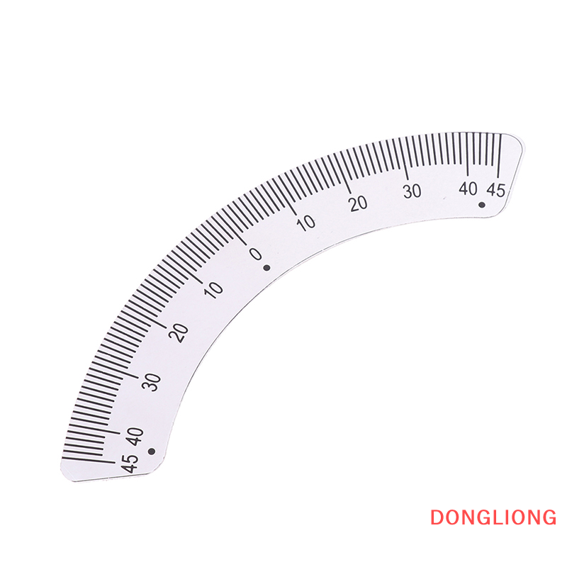 DONGLIONG Angle Plate Scale Ruler 45 Degree Angle Arc Measuring Gauging Tools Caliper