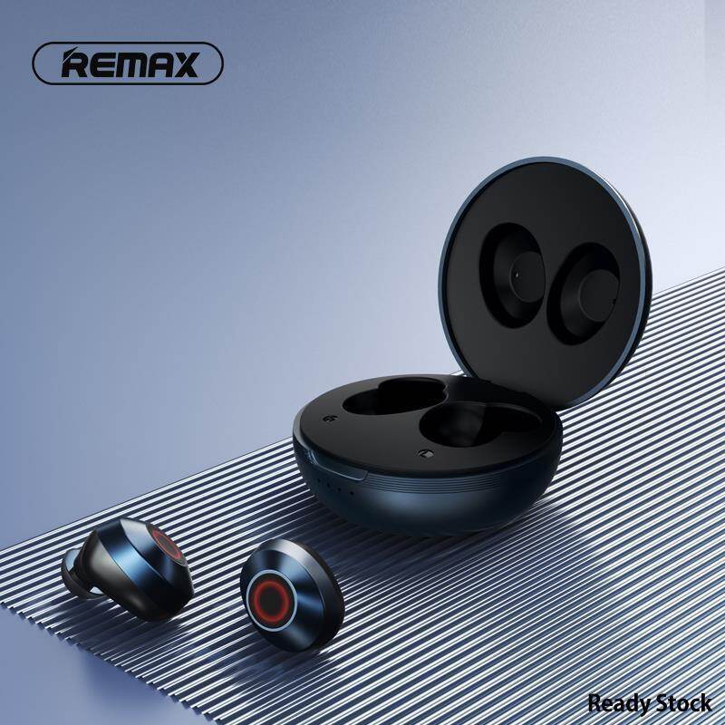 REMAX TWS-8 True ไร้สายโลหะหูฟังบลูทูธสเตอริโอหูฟังเสียงชุดหูฟังหูฟังเอียบัดไร้สายพร้อม Bin สำหรับ Redmi หมายเหตุ 8 สำหรับ iPhone 11 ฯลฯ.