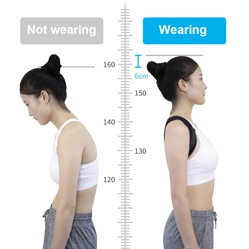 1Pcs Adjustable Posture Corrector Preventing Humpback Protection Spine Pain Relief Correction Belt Women Men Back Shoulder Support