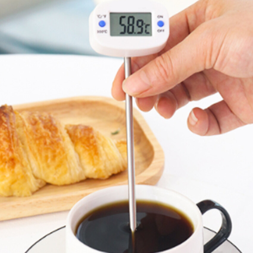 Digital Electronic Probe Cooking Food Meat Chocolate Oven Milk Water Oil Temperature Sensor LCD Display Kitchen Test Tool