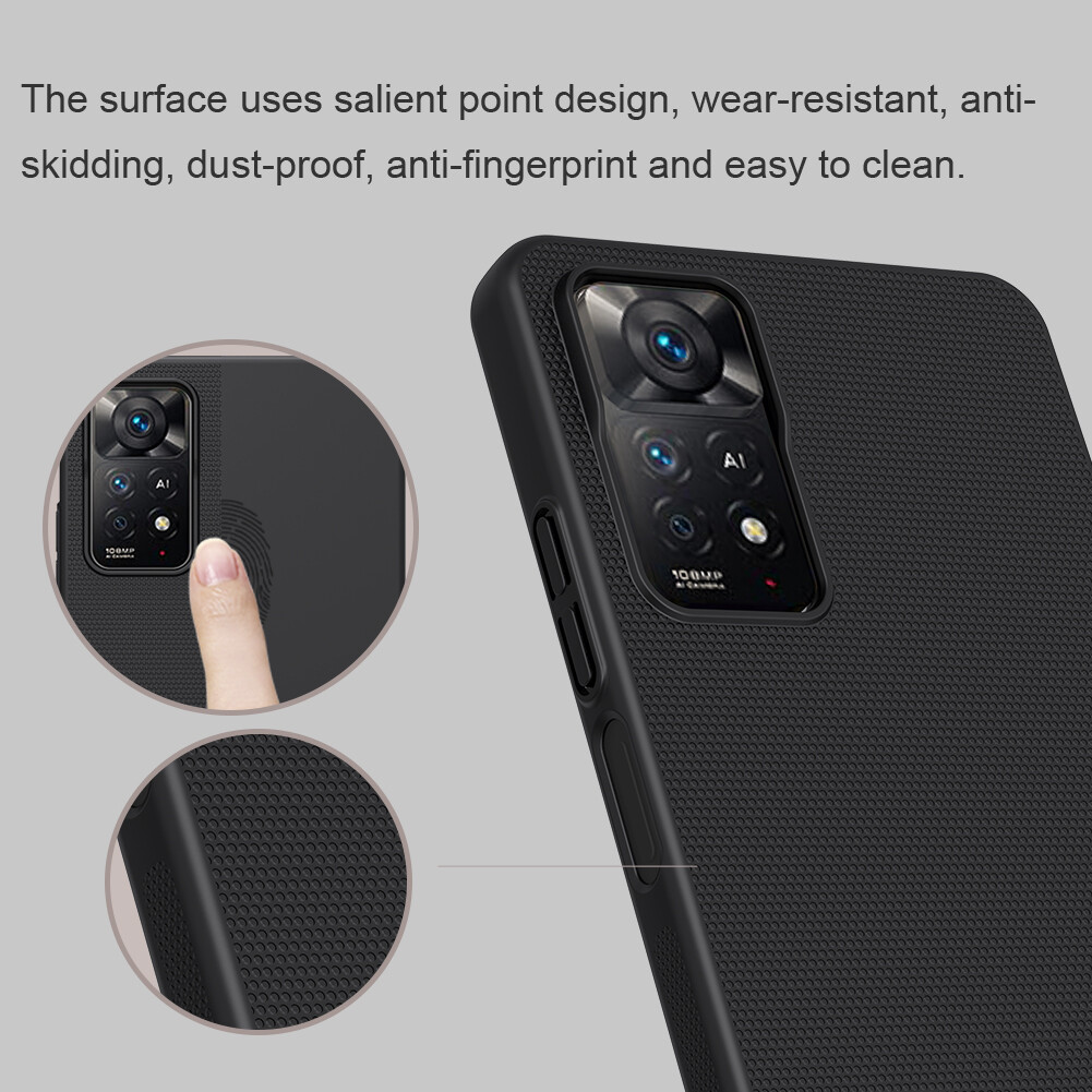 Nillkin Hard PC Case for Xiaomi Redmi Note 12 Pro 4G Note 11 Pro Note 11 Pro 5G Note 11E Pro 5G Phone Cases Luxury Frosted PC Hard Protection Back Cover