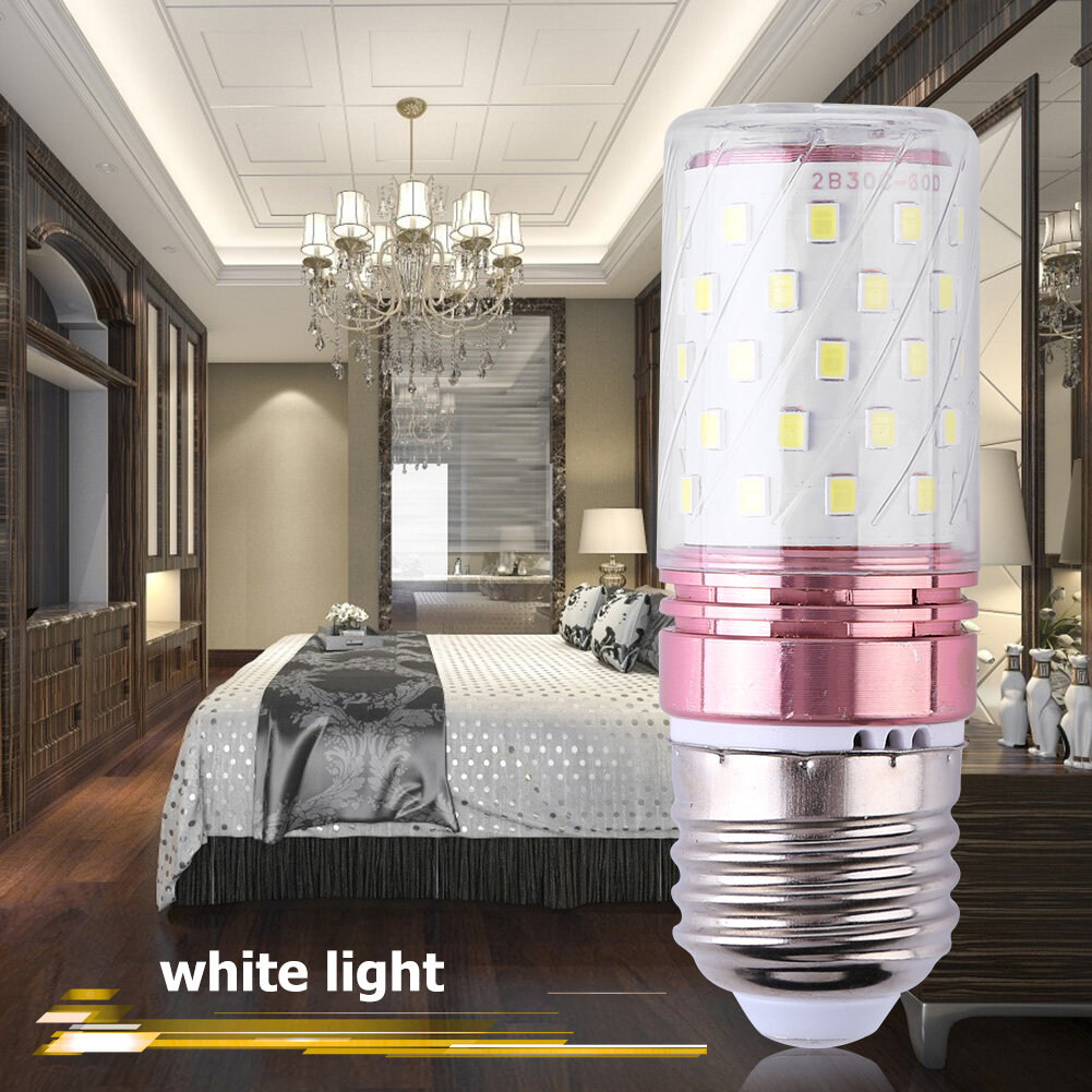 E27 220V LED Corn Light Bulb 360 Degree Beam Angle Replace Lamp White Light