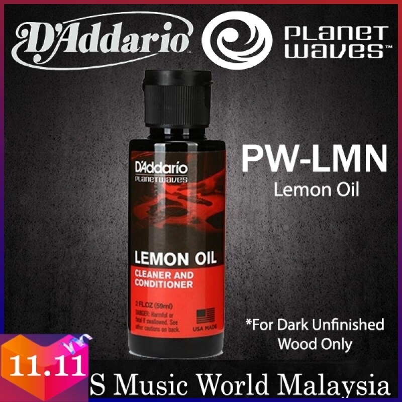 Daddario PW-LMN Planet Waves Lemon Oil Guitar Fretboard Cleaner Conditioner Daddario D Addario Malaysia