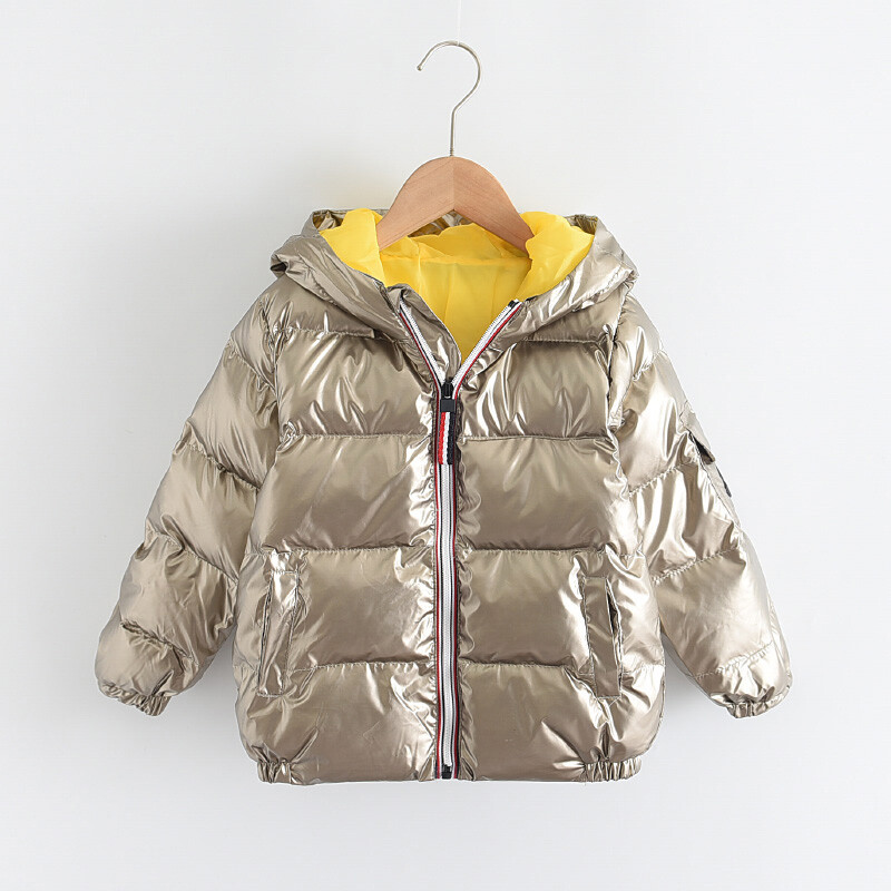 Bear Leader Solid Color Children Winter Jacket Kids Girls Casual Boys Hooded Coat Baby Clothing Outwear Kids Parka Jacket Snowsuit