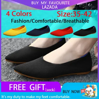 black flat loafer shoes