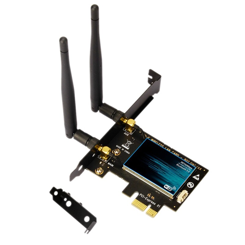2974Mbps WiFi 6 Wireless PCIE Network Card 5.0 Dual Band 2.4G/5GHz