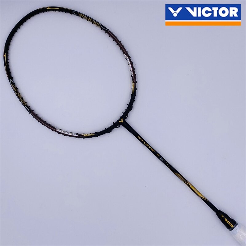 Raket VICTOR Thruster F Original Black Gold Bulutangkis Tunggal Karbon Penuh Buatan Taiwan