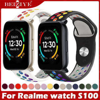 realme TechLife Watch S100 Dây đeo đồng hồ silicon cho đồng hồ Realme watch S100 Đồng hồ thông minh cho đồng hồ Realme Techlife watch S100 Dây đeo đồng hồ thông minh cho Realme S100 thumbnail