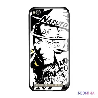 Untuk Xiaomi Redmi 4a Anime Sketsa Hitam Putih Seri Naruto Sasuke
