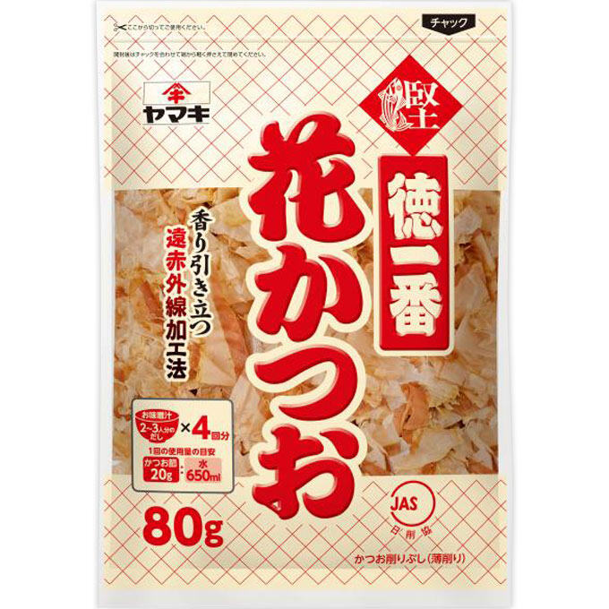 Yamaki Toku Ichiban Hana Katsuo (dried bonito) 80g Shaved bonito flakes
