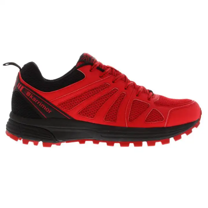 red trail shoes